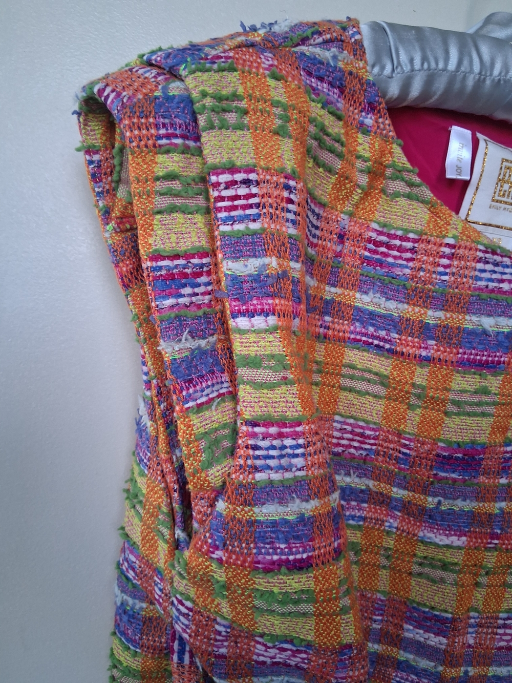 Emily McCarthy Multicolor Tweed Dress